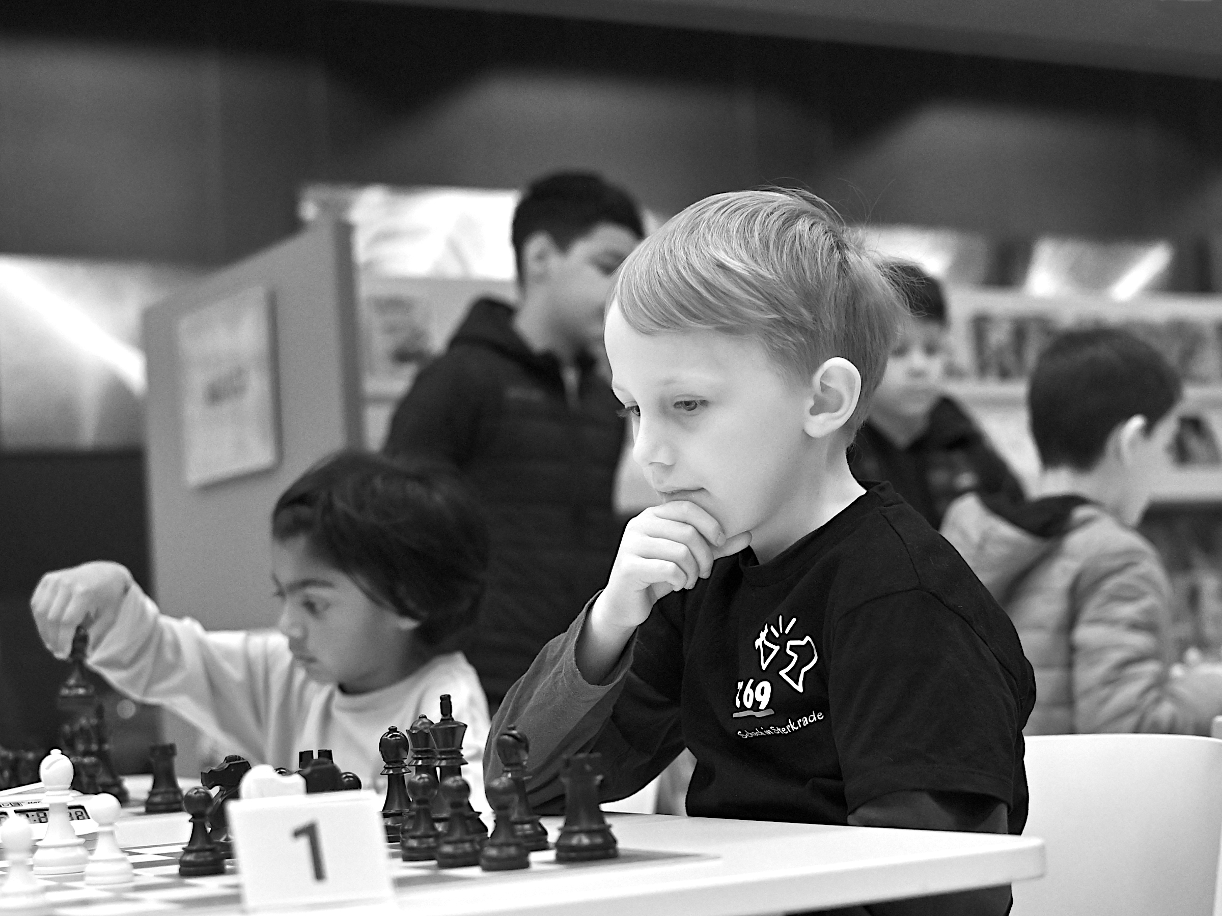 Samuel gewinnt die Meisterschaft der Grundschulkinder